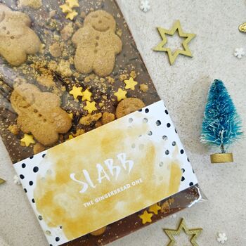 Gingerbread Milk Chocolate Chirstmas Slabb, 2 of 3