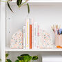 Arch Rainbow Design Terrazzo Bookends, thumbnail 3 of 8