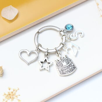 Personalised 21st Birthday Keyring, 2 of 9