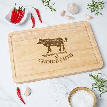 Choice Cuts Personalised Chopping Board For Dad, 3 of 4