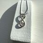 Infinity Pendant On Sterling Silver Snake Chain, thumbnail 2 of 3