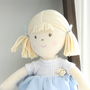 Babies' Personalised Cotton Rag Doll, thumbnail 8 of 10