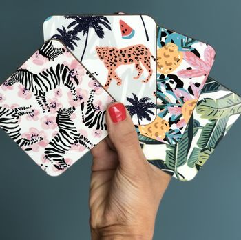 Tropical Coasters Pack Of Four, 3 of 9