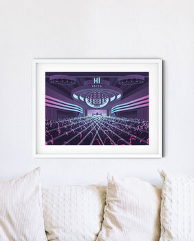 Hi Nightclub Ibiza Travel Poster Art Print, 3 of 8