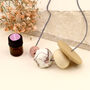 Essential Oil Diffuser Beige Silicone Necklace, thumbnail 3 of 6