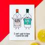 'Gin Wag' Card For Friend, thumbnail 1 of 4