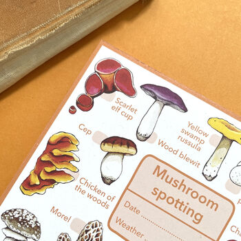 Mushrooms Spotting Journal Notepad, 5 of 10