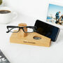 Personalised Bedside Glasses And Phone Stand, thumbnail 2 of 9