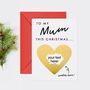 To My Mum This Christmas Scratch Card | Gold, thumbnail 1 of 2