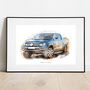 Pick Up Truck Personalised Portrait, thumbnail 2 of 7