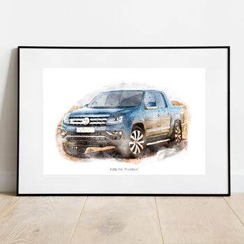 Pick Up Truck Personalised Portrait, 2 of 7