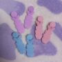 Large Fish Shaped Polymer Clay Dangle Earrings, thumbnail 1 of 4