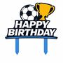 Football Club Themed Cake Topper, thumbnail 3 of 6