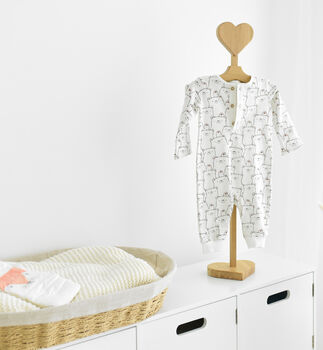 Wooden Baby Clothing Stand, 3 of 8
