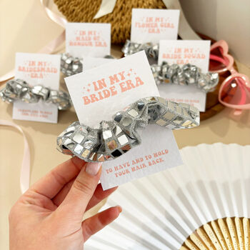 Hen Party Scrunchie Favours Disco Bride Era, 5 of 5