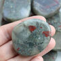 African Bloodstone Smoothstone Protection Crystal Gift, thumbnail 8 of 11