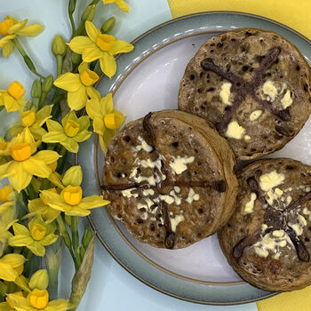 Hot Cross Crumpets! Limited Edition Easter Crumpets, 4 of 10