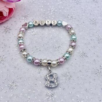 Personalised Birthday Charm Bracelet Gift, 2 of 12