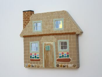 Mosaic Window Box Cottage Wall Art, 2 of 2