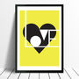 Love Art Print Available In Four Colours, thumbnail 6 of 10