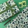 Botanical Leaves Wrapping Paper Set, thumbnail 2 of 10