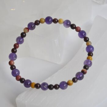 Aquarius Zodiac Crystal Bracelet Birthday Gift For Her, 3 of 7