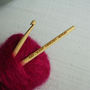 Eat Sleep Engraved Crochet Hook, thumbnail 5 of 6