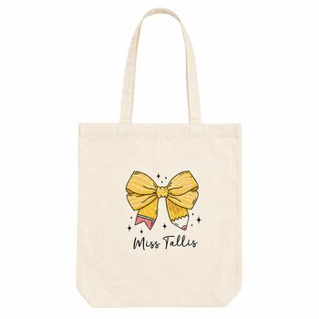 Thank You Teacher Personalised Tote, 6 of 6
