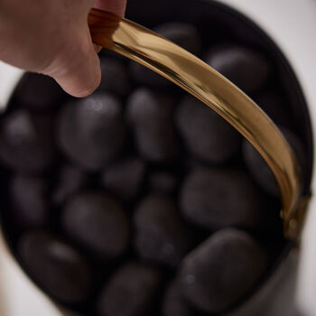 Black Brass Handle Coal Bucket, 4 of 7