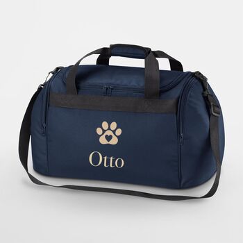 Custom Pet Holdall Bag For Travel, Puppy Gift, 3 of 6