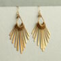 Art Deco Chandelier Fringe Earrings, thumbnail 4 of 8