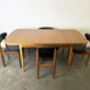 Schreiber Mid Century Extending Dining Table And Chairs, thumbnail 5 of 12