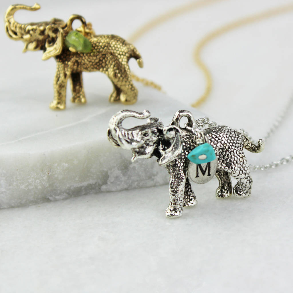 Sterling Silver Origami Elephant Necklace | Lily Charmed | Wolf & Badger