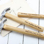 Personalised Wooden Hammer Choice Of Fonts, thumbnail 1 of 4
