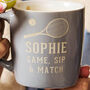 Stoneware Personalised Tennis Mug, thumbnail 4 of 4