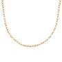 18 K Gold Plated Link Chain Choker Necklace, thumbnail 2 of 11