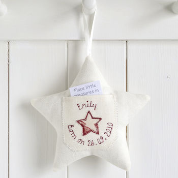 Personalised Star Tooth Fairy Pillow Gift For Girl, 5 of 12