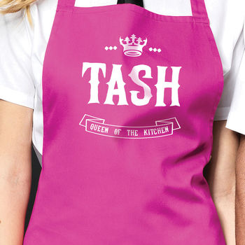 Personalised 'Queen Of The Kitchen/Garden' Apron, 4 of 12