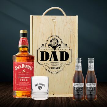 Jack Daniels Whiskey And Glass Father's Day Gift Set, 2 of 6