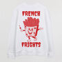 French Frights Men's Slogan Sweatshirt, thumbnail 9 of 9