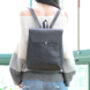 Womens Colorway Genuine Leather Backpack, thumbnail 4 of 12