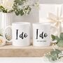 I Do Couples Wedding Mug Set, thumbnail 1 of 6
