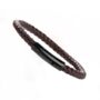 Personalised Men's Woven Brown Leather Bracelet, thumbnail 7 of 9