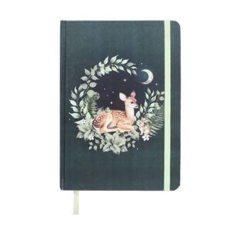 Fawn Green Notebook | A5 200 Lined Pages, 2 of 5