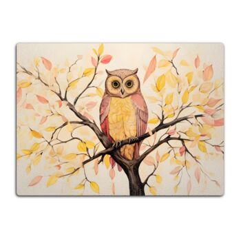Owls Perch Textured Glass Chopping Boards, 8 of 8