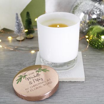 New Home Christmas Scented Candle With Lid, 8 of 10