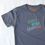 Earth, Wind And Campfire T Shirt, thumbnail 1 of 3