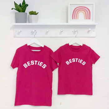 Besties Sibling / Kids T Shirt Set, 4 of 6