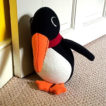 Penguin Doorstop Personalised And Handmade, 4 of 6