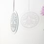 Silver 25th Anniversary Hanging Decoration, thumbnail 5 of 6